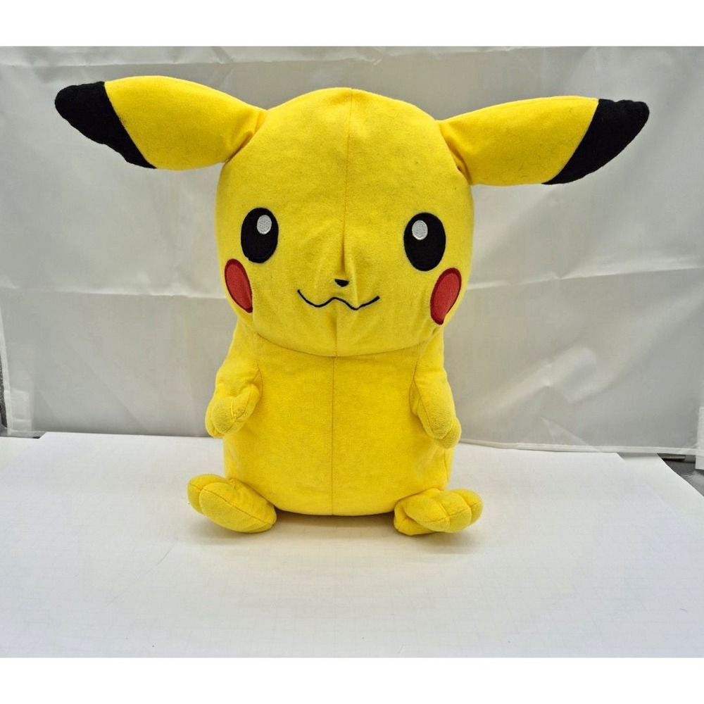 Pokémon Pikachu Plush Stuffed Animal Toy Yellow 2017 Batch 17-106 14"